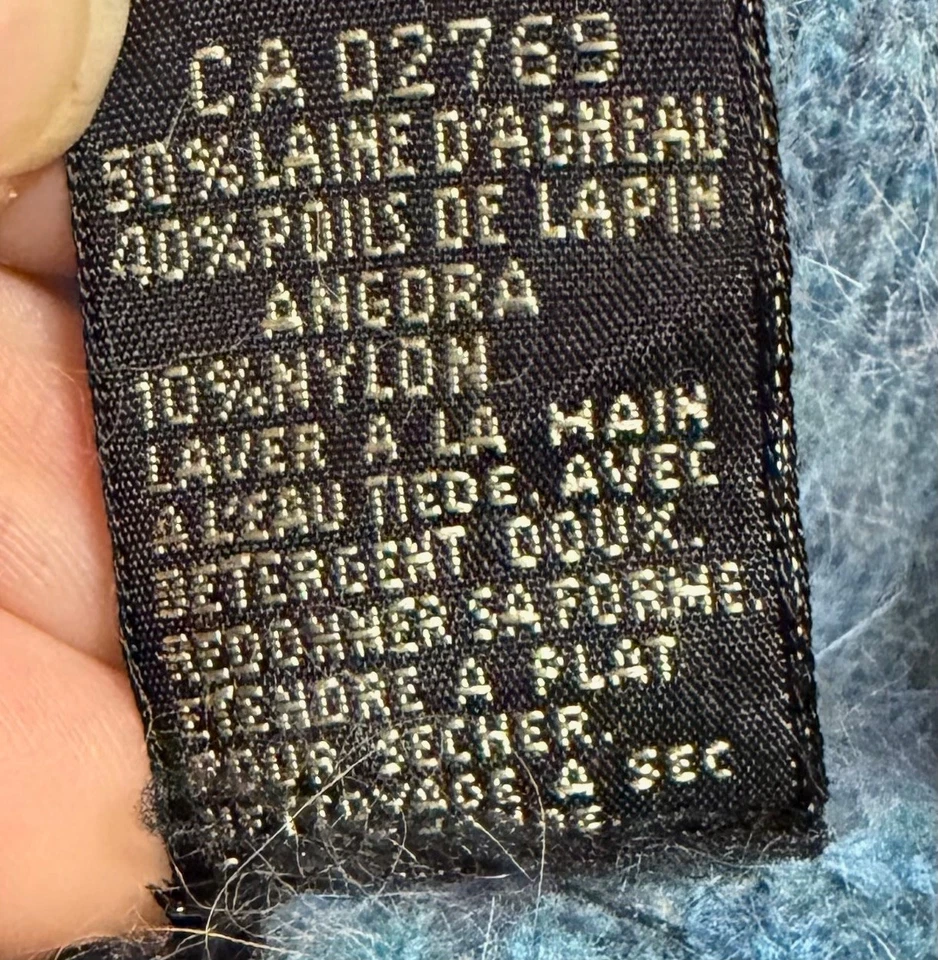 Suéter Renée Tenerife Jeanne Pierre Tranquilo Lujo Lana Angora Para Mujer S Acogedor Foto 3 de 4