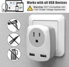 Italy Travel Plug Adapter NOT for UK , USA to Italy Chile International Electri