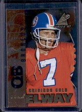 1997 Pinnacle Inside John Elway Gridiron Gold #8 Broncos