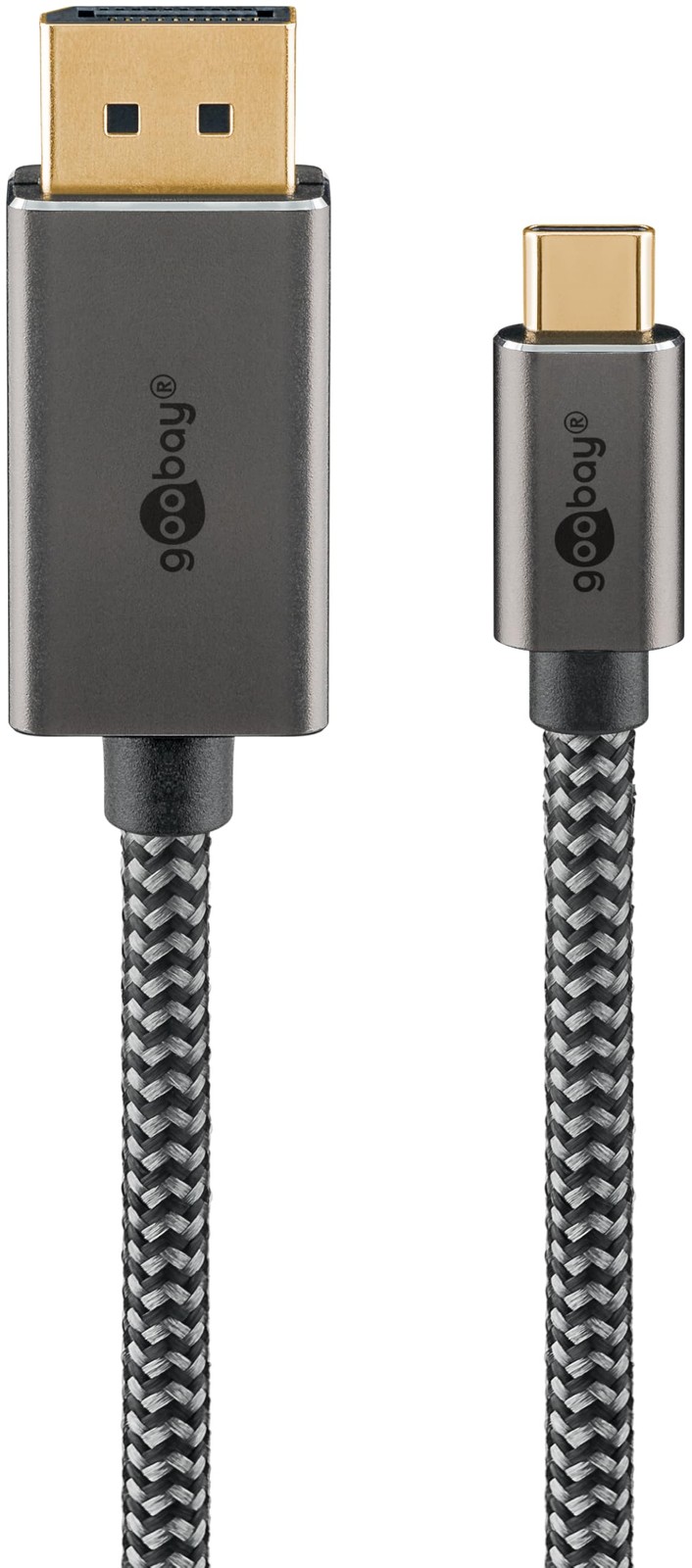 Goobay USB C to DisplayPort 1.2 Cable 4k @ 60Hz Type C Thunderbolt 3/4 to DP Cab