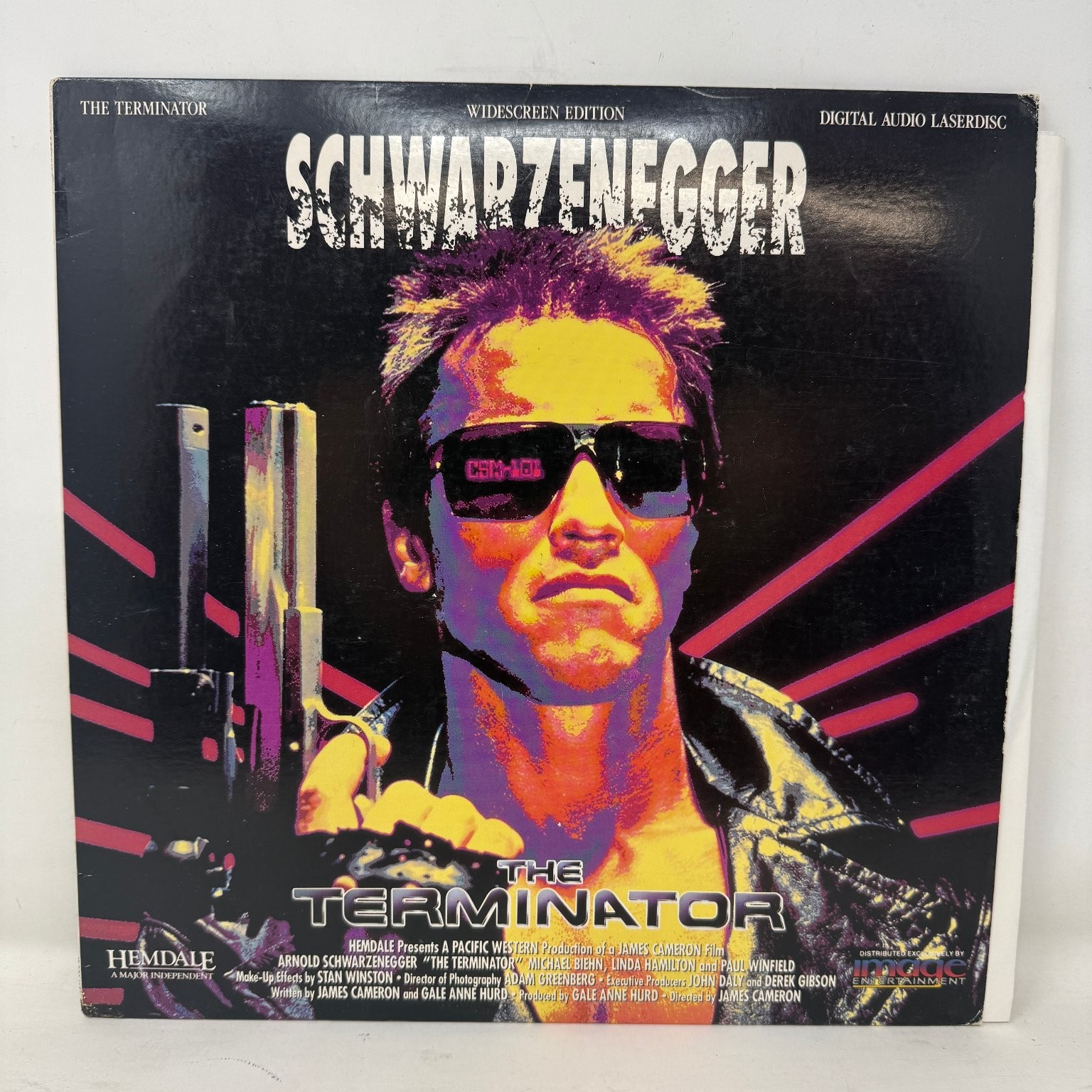 The Terminator LaserDisc 1984 Sci-Fi Widescreen Edition Image Entertainment
