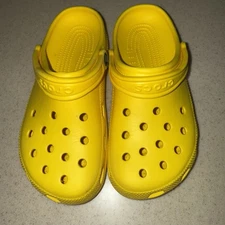 CROCS Original Unisex Men's 5 Women's 7 ~Teens, Yellow Convertible Clogs GUC