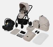 LIONELO AMBER PLUS 3-in-1 Buggy Kinderwagen Kombikinderwagen Beige Sand Neu