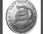 RARE 1 oz .999 Silver Round BU: Don’t Tread on Me Gadsden Flag Eternal Vigilance