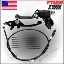Folding Clutch Brake Lever Perch W Clutch Cable for 110cc 125cc 140cc 150cc Tao