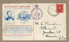Australia 1947 RGSAQ Kennedy Cover cd Charleville