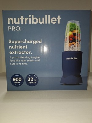 Nutribullet Pro 900 Watts Powerful Nutrient Extractor 32oz Capacity NEW (Blue)