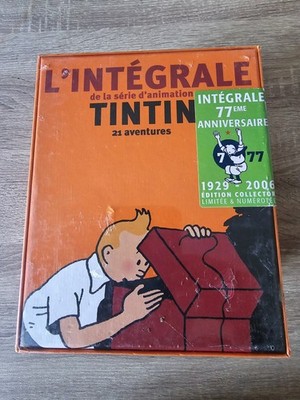 Tim und Struppi das komplette neu im Blister DVD-Box Limited Edition nummeriert