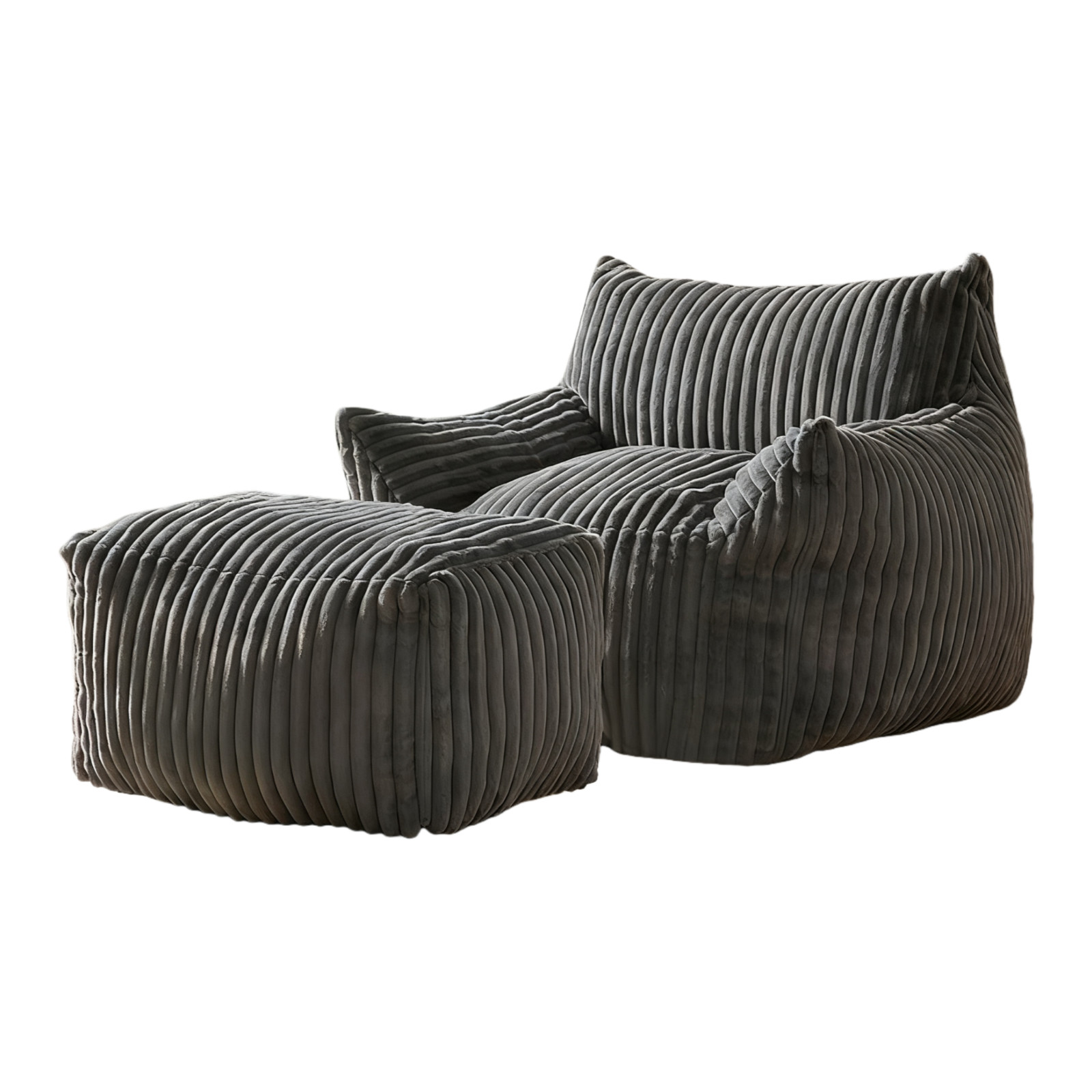S For Adults With Filling Plush Fluffy Bean Bag Chairs