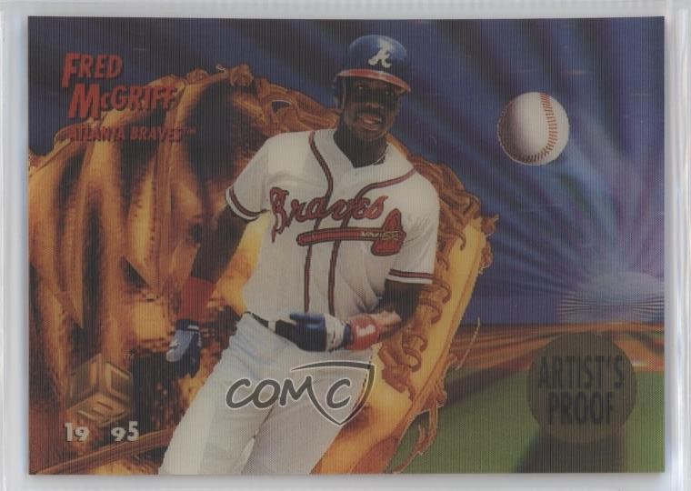 1995 Sportflix UC3 Artist's Proof Fred McGriff #65 HOF 03o8