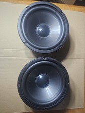 Pair of 8 OEM Woofers 8 Ohm Tested Working Replacement Speakers