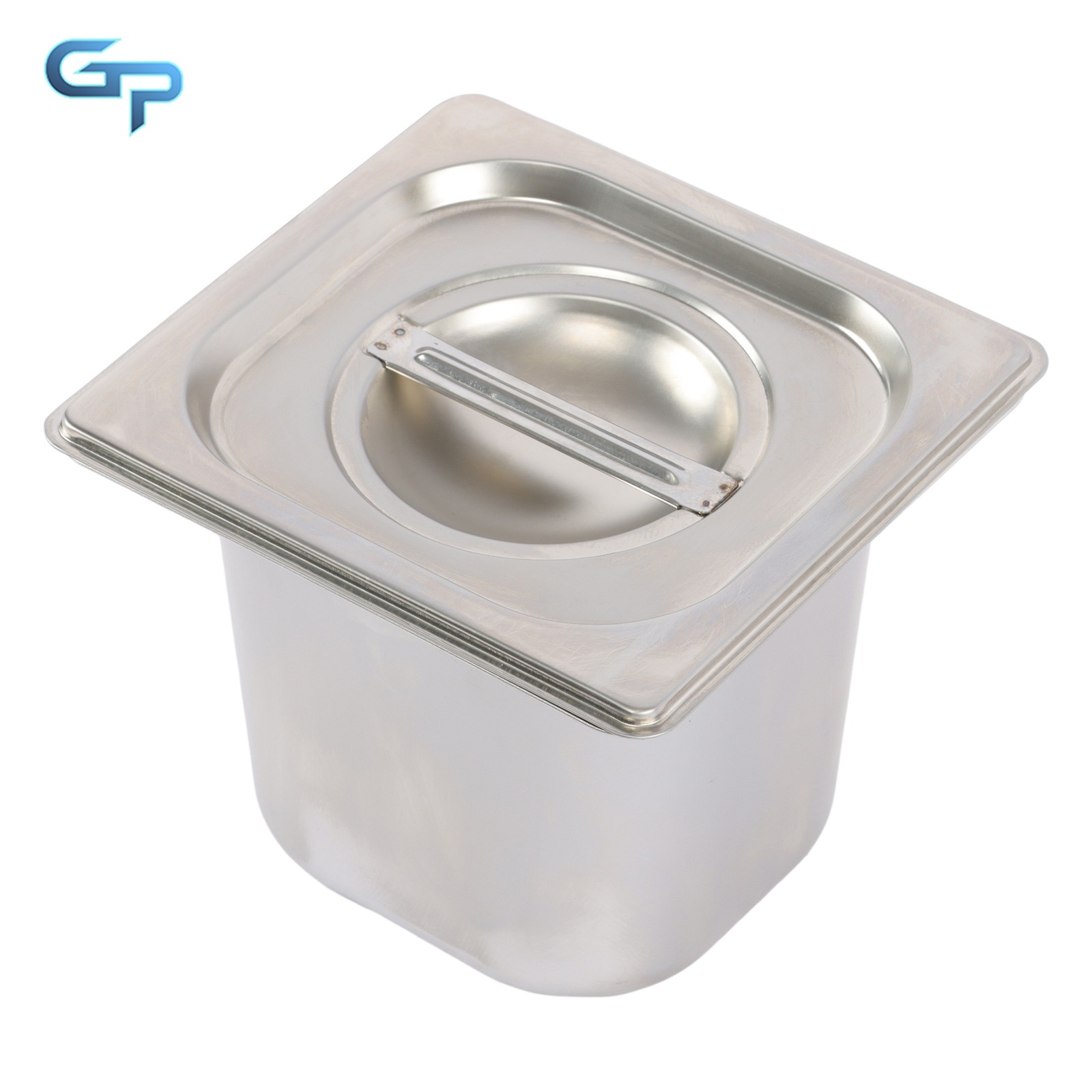 4 Pack 1/6 Size 6 Inch Deep Stainless Steel Hotel Pans - Commercial Food Pans