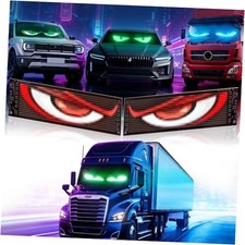 Devil Eyes Light for Truck Windshield - 2PCS LED Glow Eyes 23.6"x4.7"
