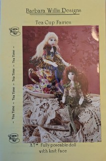 Barbara Willis Designs Doll Pattern "Tea Cup Fairies" 7" EUC Uncut