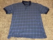 Pierre Cardin Vintage Polo Shirt Mens Size M Short Sleeve Cotton Abstract Print