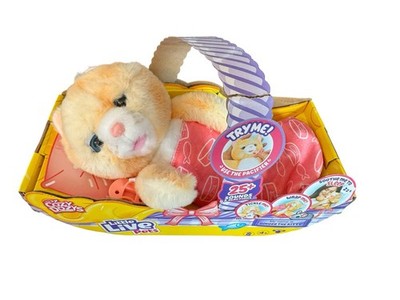 Little Live Pets Cozy Dozy Ginger The Kitty, Interactive Plush Toy. New!