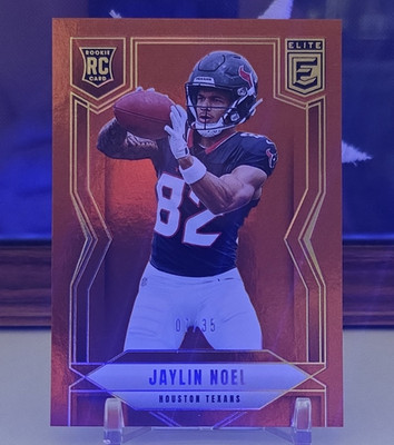 Panini 2025 Donruss Elite Bronze Rookie Jaylin Noel #135 /35 Houston Texans