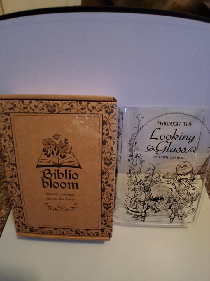 Jarrón libro acrílico Biblio Bloom Foto 2 de 4