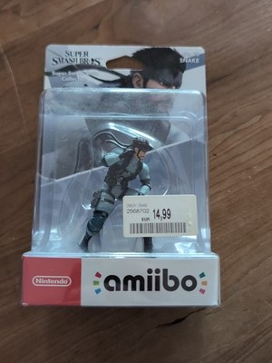 Nintendo Amiibo No. 75 SNAKE Smash Bros. No. 75 ERSTAUFLAGE NEU Und OVP