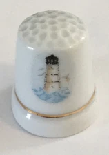 Lighthouse Thimble Vintage Souvenir Collectible