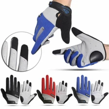 Cycling Full Finger Gloves Bicycle Bike MTB Mountain Gel Pad Touch Screen Gloves