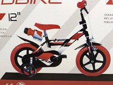 Biciclette - Bicicletta DinodBike- raggio 12'' - rosso - bianco - nero - bambino