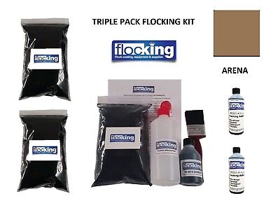 ARENA BROWN FLOCKING KIT LARGE BULK OVER FOUR SQM KIT LOTS OF COVERAGE CARS ARENA BROWN FLOCKING KIT LARGE BULK OVER FOUR SQM KIT LOTS OF COVERAGE CARS