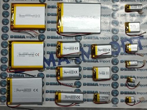 Batterie a litio 3.7 V ricaricabili basso drenaggio varie mAh device cuffie gps - Foto 5 di 52