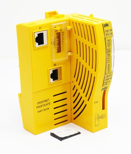 Pilz PSSu H F PN 312043 Profinet Profisafe Kopfmodul + 779212 32KB Card -used- - Picture 1 of 8