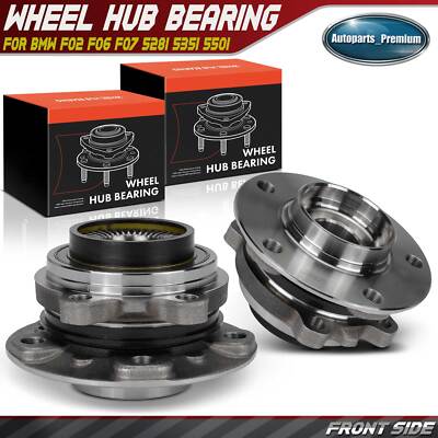 2x Front LH & RH Wheel Hub Bearing Assembly for BMW 528i xDrive 535i