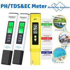 PH Tester&2xTDS PPM Meter Water Quality Lab PH/EC Household Drinking Testing Kit
