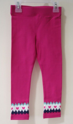 NWT Crewcuts Fair Isle Border Legging Girl's Size 14