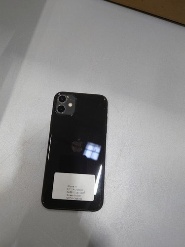 iPhone 11 64GB Black - For Parts, Not Working, Signs of Use - Afbeelding 9 van 10