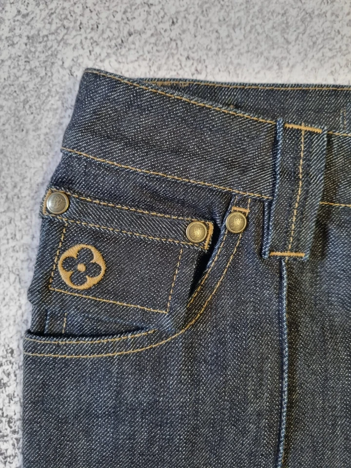 Pantalones capri vaqueros vintage Louis Vuitton, talla 36 Foto 4 de 4