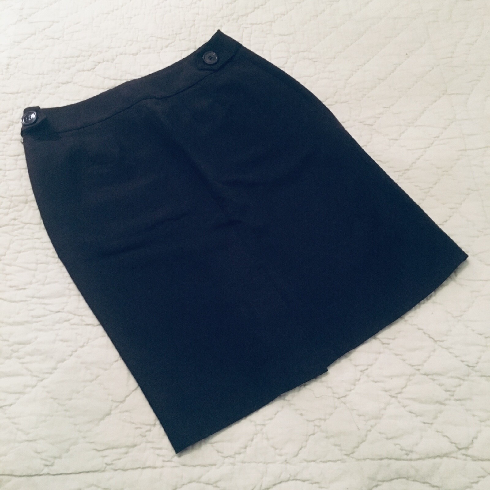 Gonna vintage YSL Saint Laurent Rive Gauche nera gonna slim 40 taglia 4 6 Italia