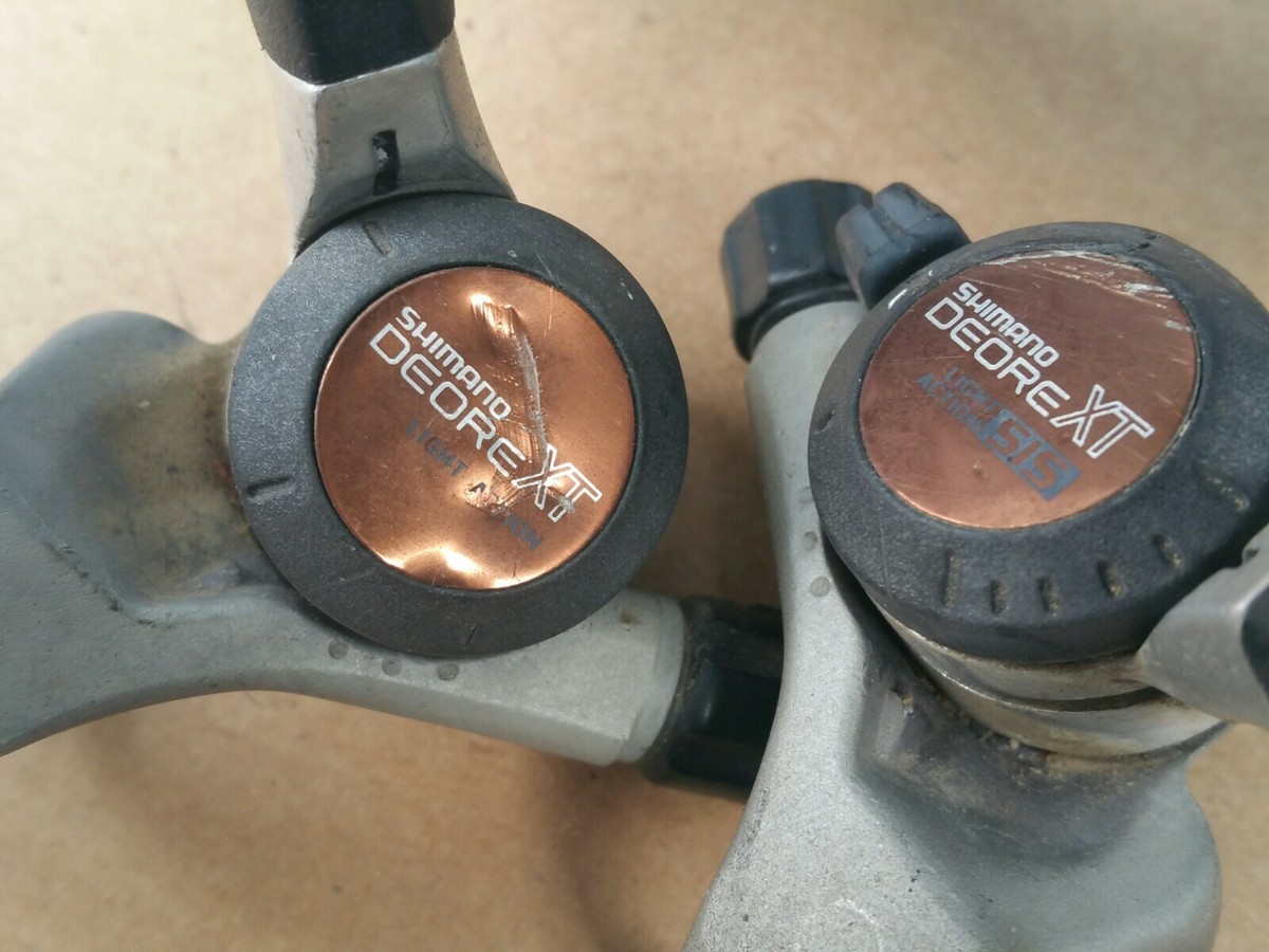 ビンテージ Deore XT SL-M730 オールドマウンテン サムシフター Vintage Shimano Deore XT SL-M730 Thumb Shifter Shift Lever