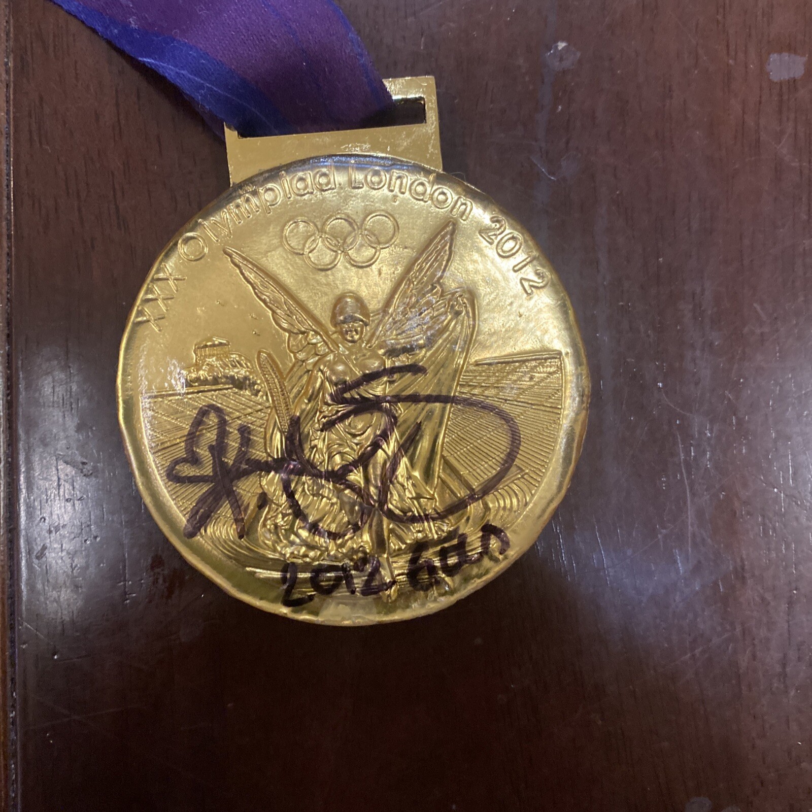 Kerri Walsh Jennings Signed USA Beach Volleyball 2012 Gold Medal