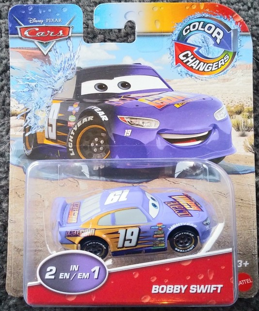 2020 DISNEY PIXAR CARS COLOR CHANGERS BOBBY SWIFT #19 2 in 1 PAINT DECO RARE MIP | eBay