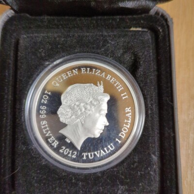 マリリンモンロー 2012年 TUVALU ツバル 1ドル プルーフ銀貨 Marilyn Monroe Commemorative Silver Coin 2012 Tuvalu 1