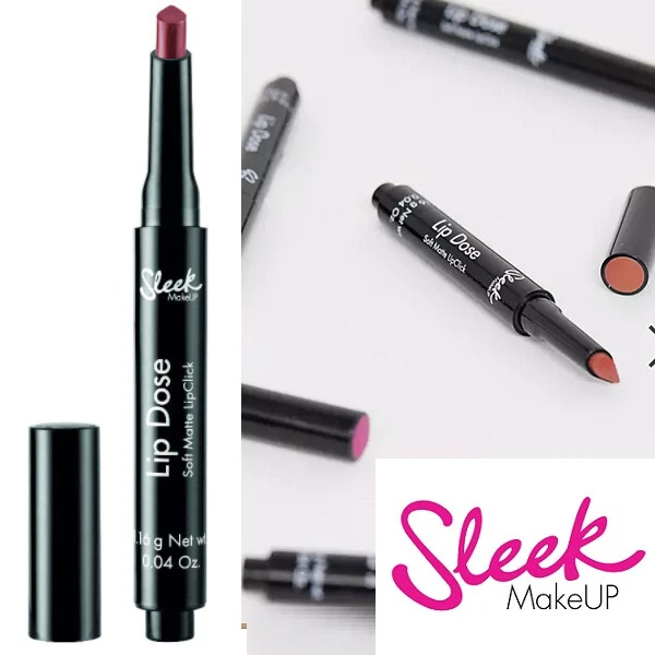 Sleek MakeUp Lippenstift Lip Dose Soft Matte Lippenstift Präzision - Farbton wählbar