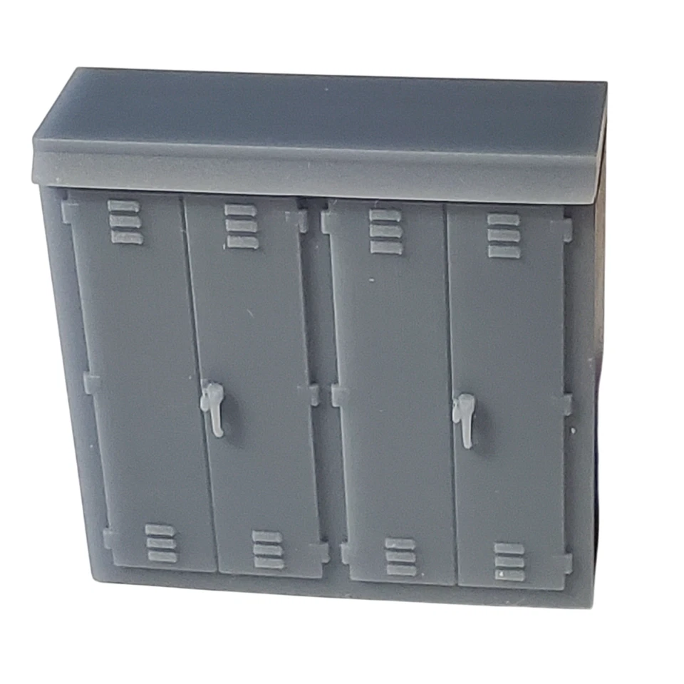 O Scale Trackside Electronics Cabinet, Signal Box, Double Wide for Model - Image 2 of 3