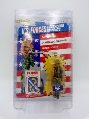 1986 Remco U.S. Forces Defenders Of Peace Jungle Raider US6 NMOC G.I. Joe ARAH