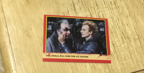 vintage trading card Dune Movie Film Sting Feyd Thurfir The Emperor Police #114 - Afbeelding 1 van 2