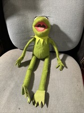Vintage Plush Kermit the Frog 850 Jim Henson Muppet Doll Fisher Price Toy 1976