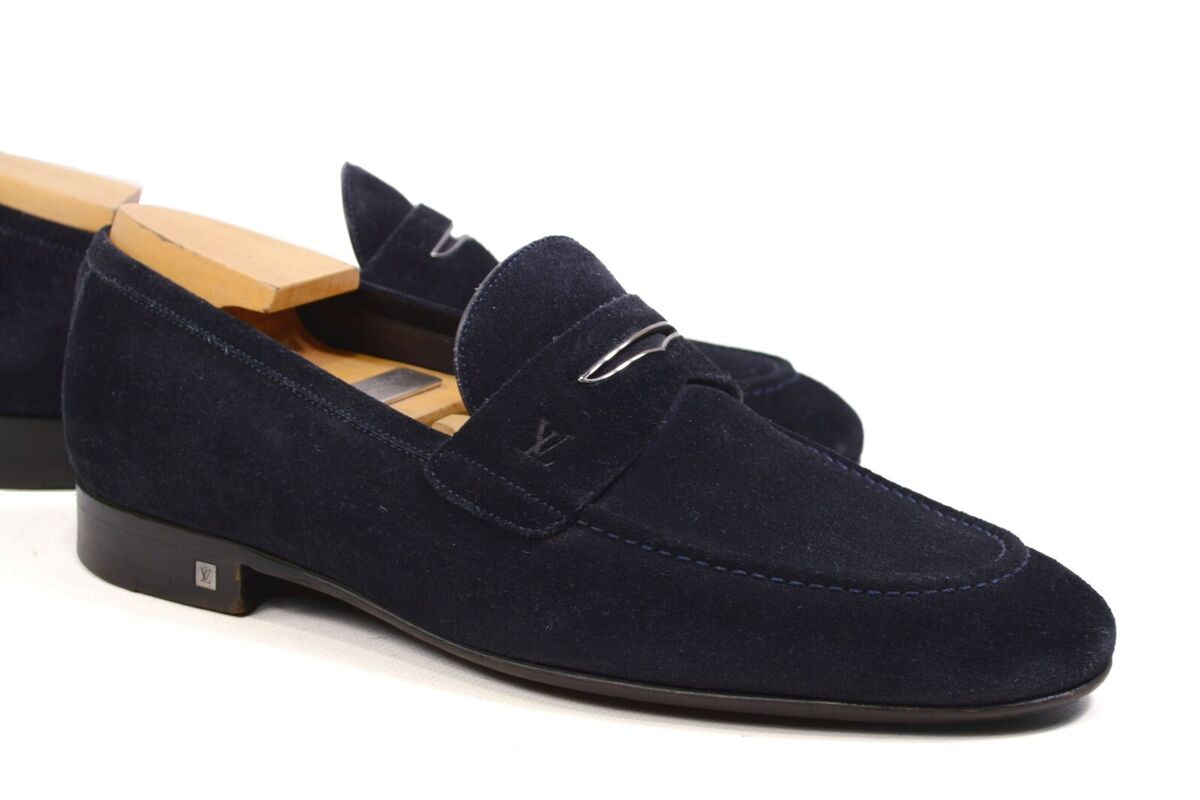 Louis Vuitton LV slippers UK6.5 / US7.5 /40. 5 loafer shoes men 100%  Authentic