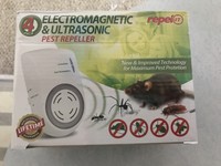 Electromagnetic And Ultrasonic Pest Repeller, 4 Pack Electromagnetic And Ultrasonic Pest Repeller, 4 Pack