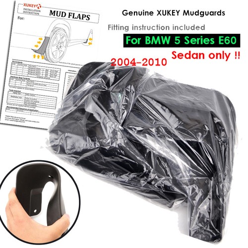 For BMW 5 Series E60 04-10 Mud Flaps Car Mudguards SetOEM Styled Splash Guards - Picture 4 of 6