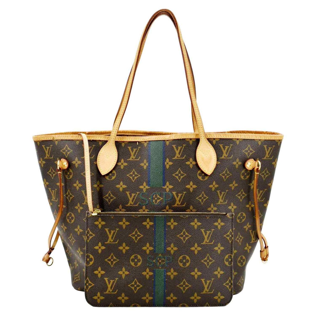 LOUIS VUITTON Neverfull My LV Heritage Monogram Canvas Tote Bag