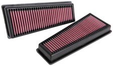 K N Engine Air Filter: Increase Power Acceleration, Washable, Premium, Replace