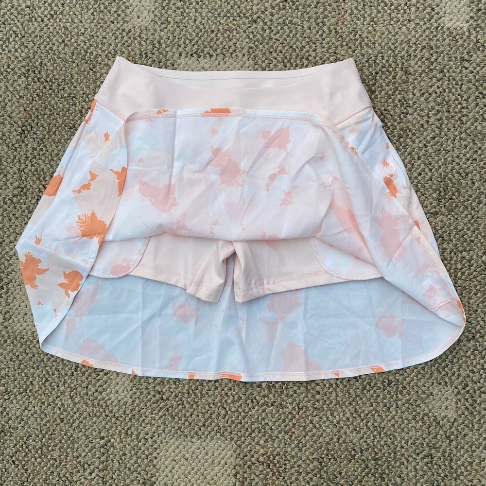 Puma Power Shape Floral Rosewater Tennis Skirt Skort Women's Size M